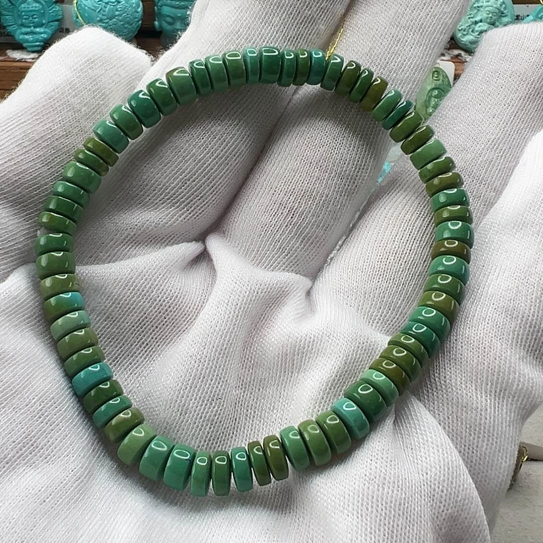 绿松石直切手串 未镶嵌