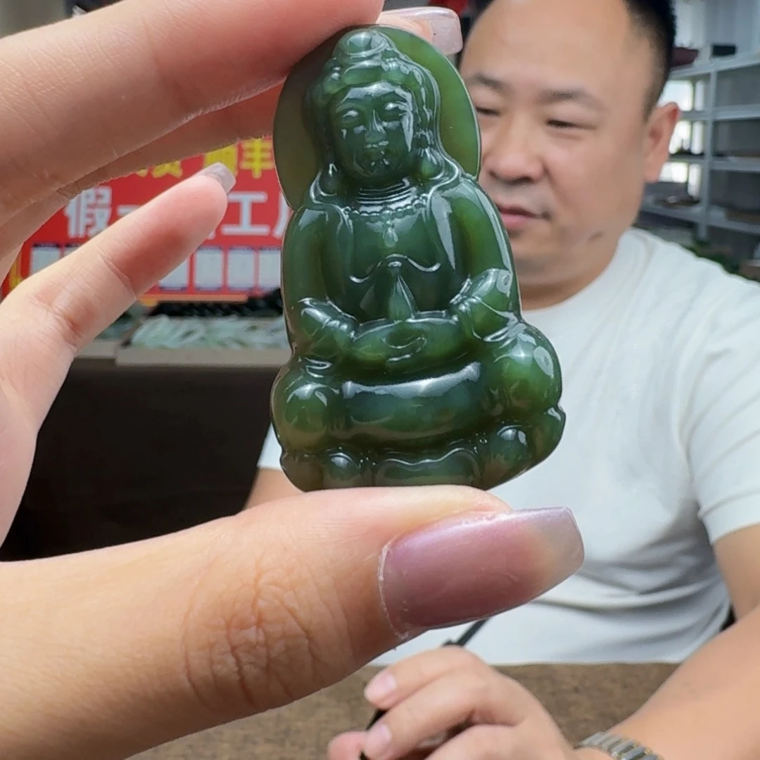 未镶嵌和田玉耳饰粉青无包容巨漏