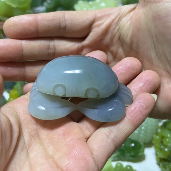 【闪购商品】未镶嵌蛇纹石玉把件