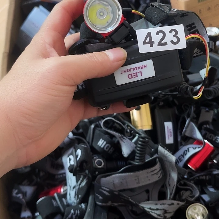 巧*婆头灯手电强光户外家用423