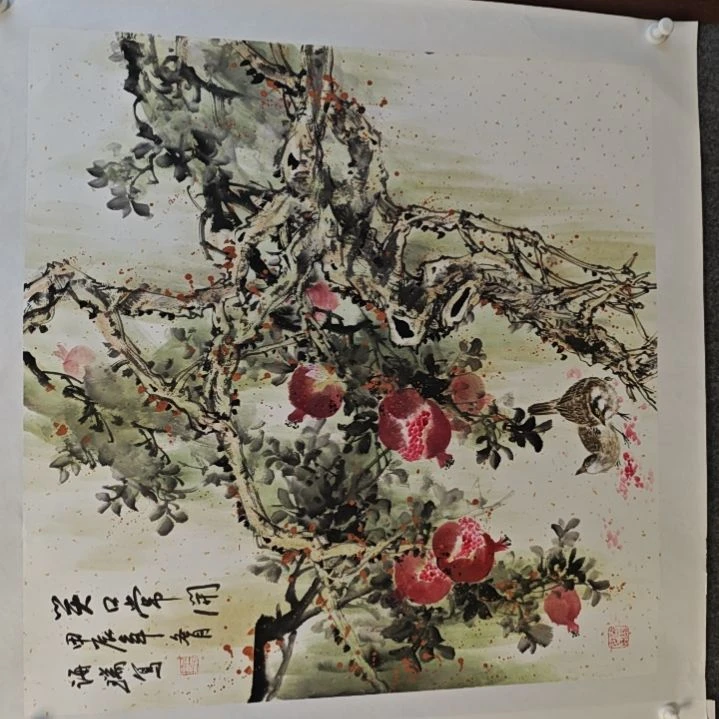 国画贾海瑞老师现场定制