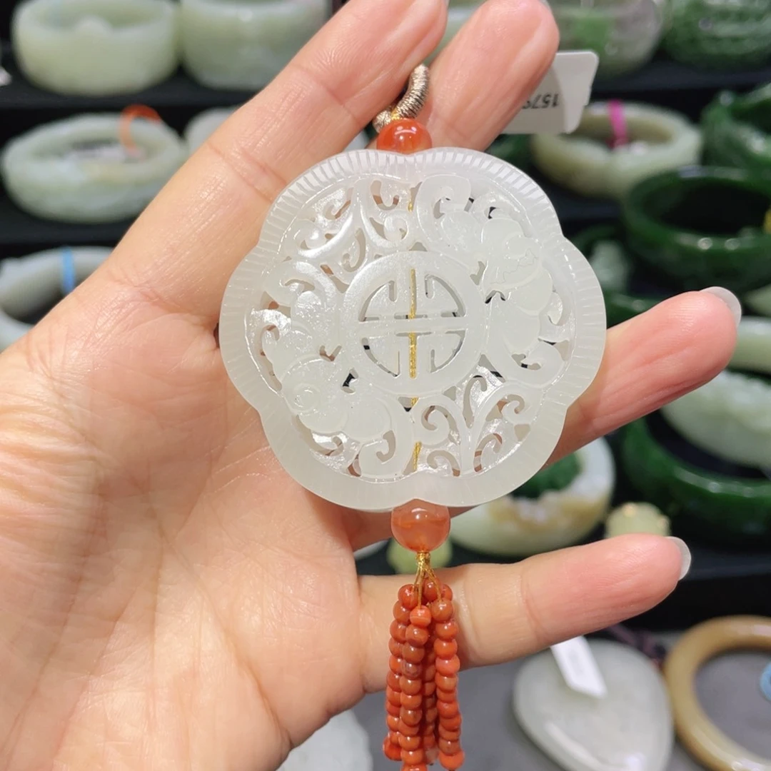 吊坠(不含链)未镶嵌和田玉