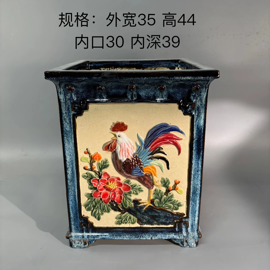 一风堂石湾花盆高深盆大春花盆