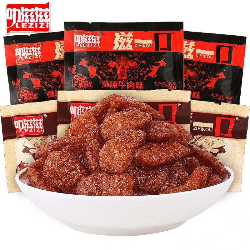 滋一口 韩式爆辣大豆素牛肉