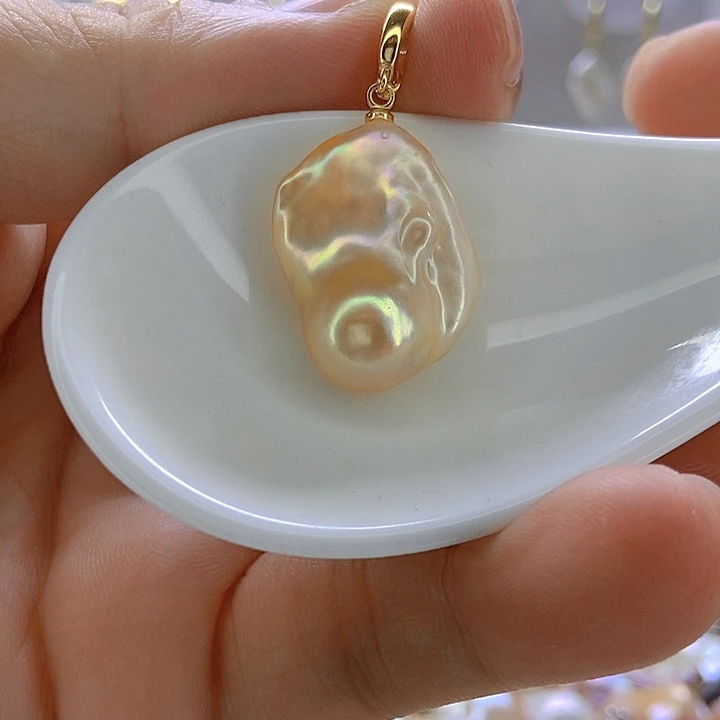 颈饰淡水珍珠银S925镶嵌109