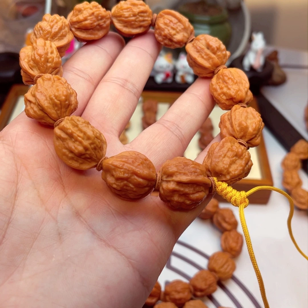 文玩核桃手串蛤蟆头