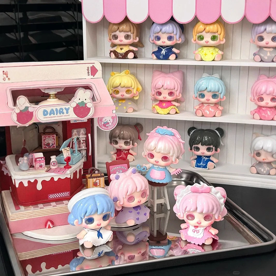 正版Miana小米娜百变造型屋MINI系列M盒萌粒创意DIY饰品装饰摆件