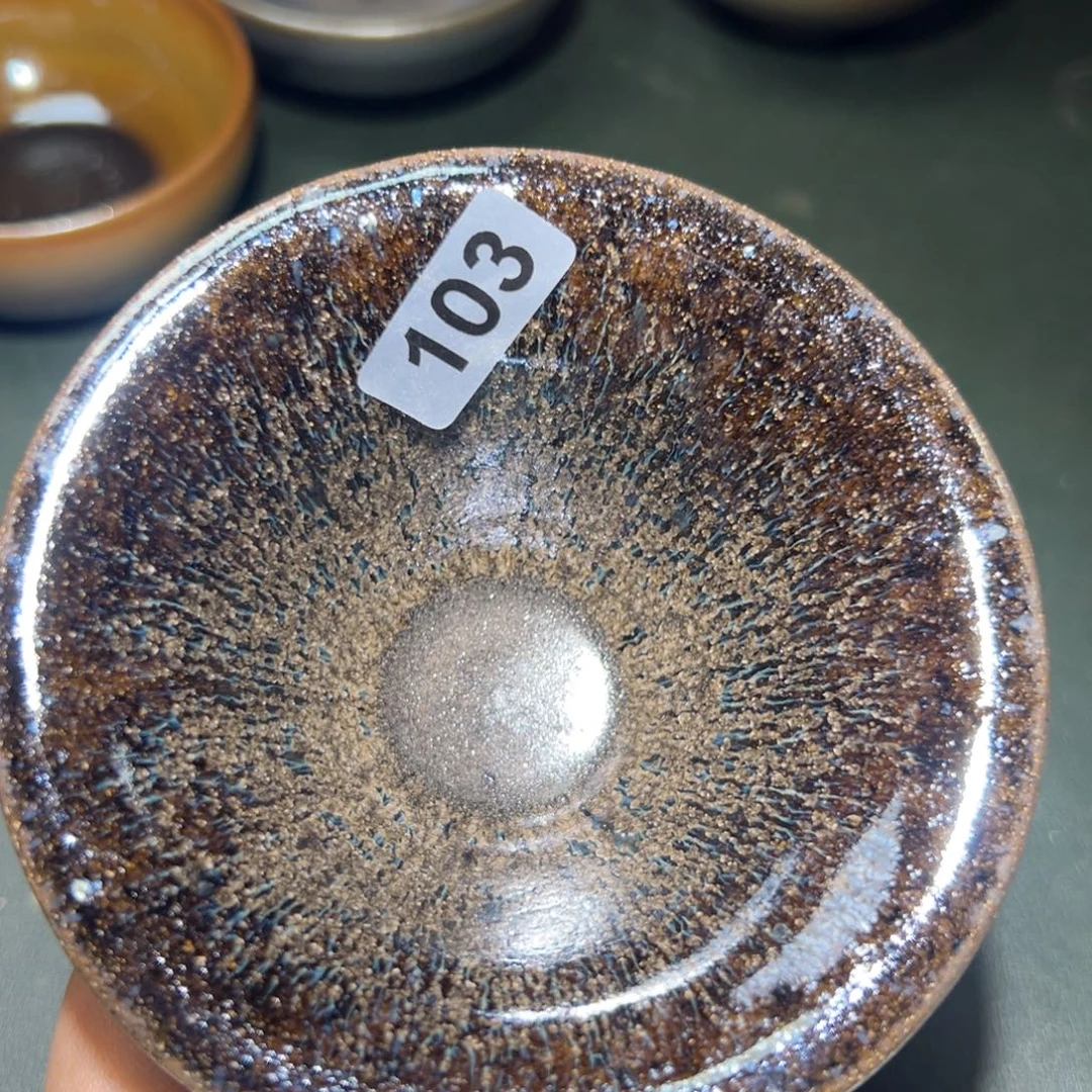 平***7茶盏全手工原矿原釉建盏
