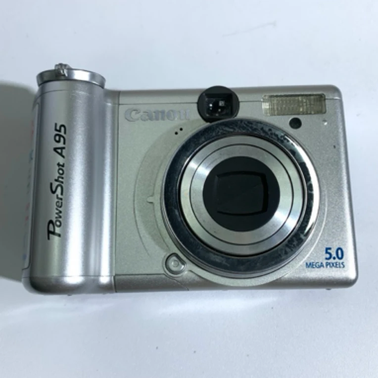 9新 Canon/佳能 A95复古数码相机翻转屏可自拍照相摄影银色便携