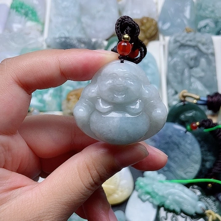 翡翠未镶嵌吊坠(不含链)翡翠