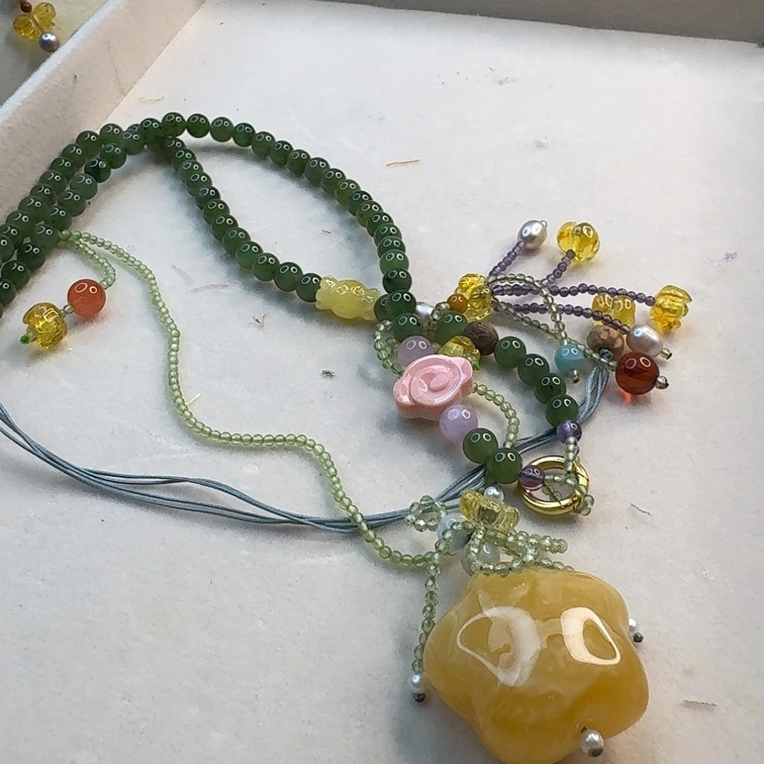 未镶嵌琥珀手链琥珀项链