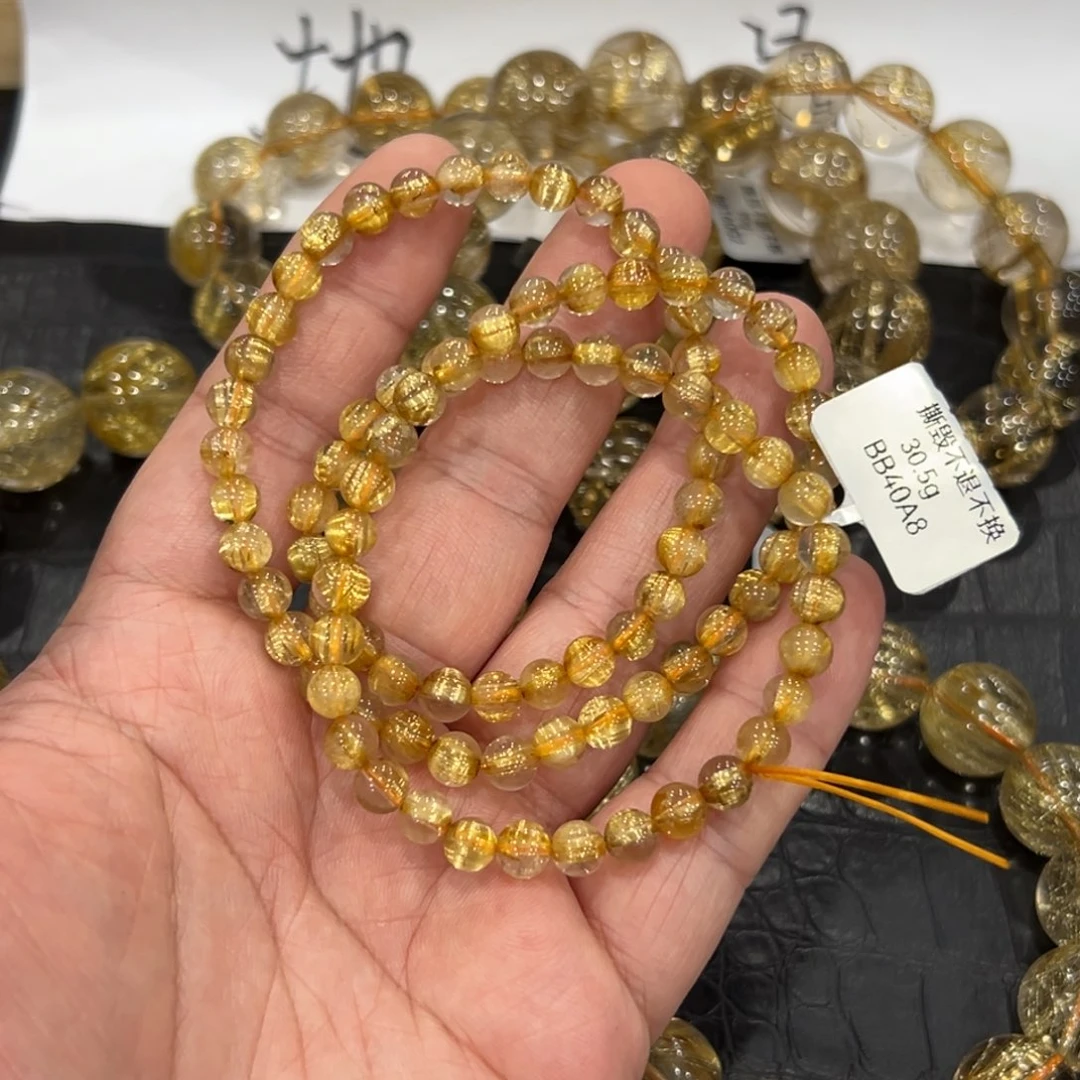 未镶嵌手链水晶b190钛晶