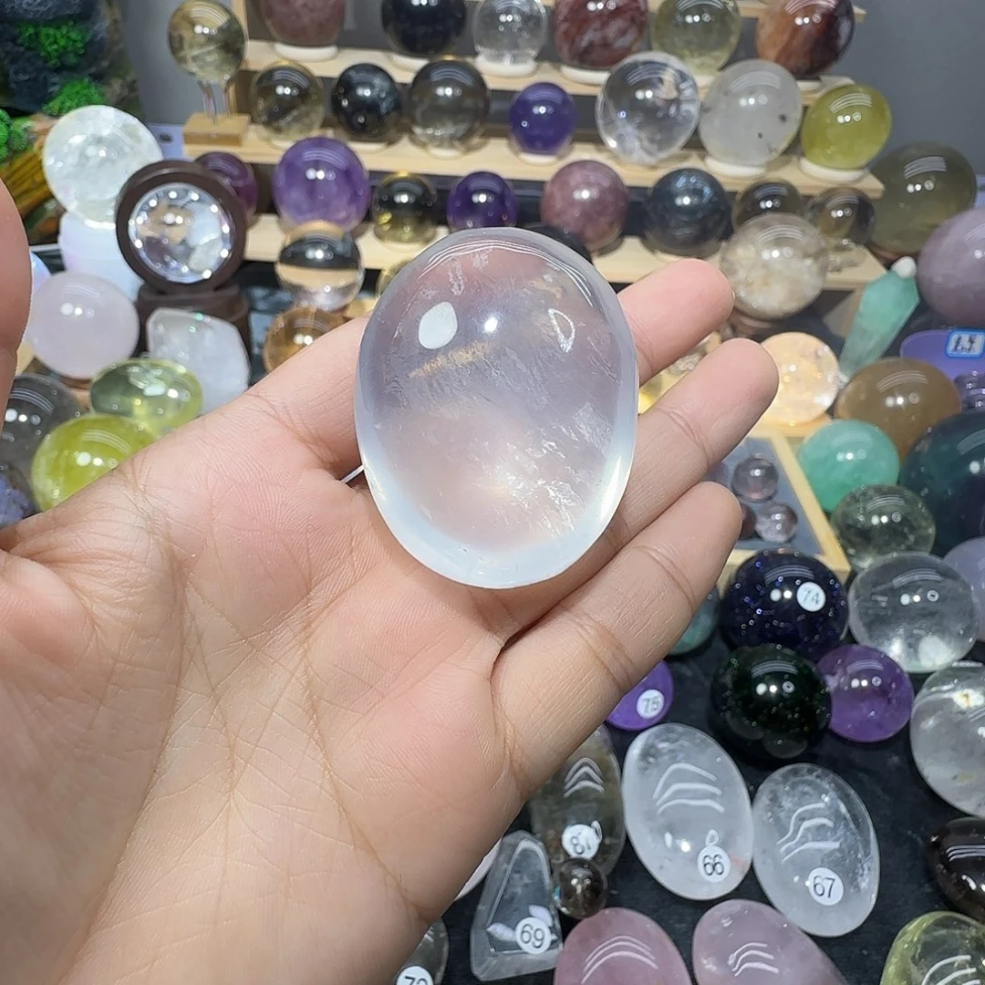 珠宝半成品未镶嵌水晶手握