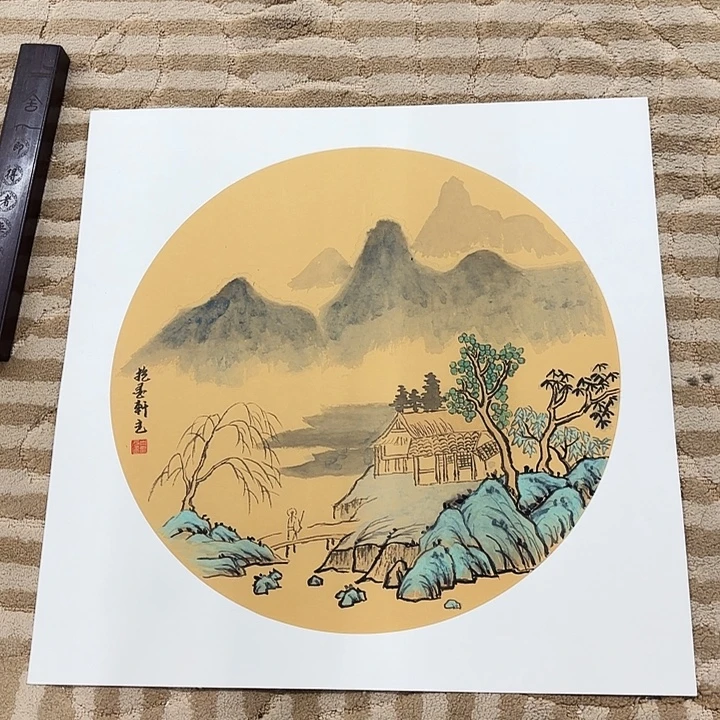 国画花鸟等图案和50.50