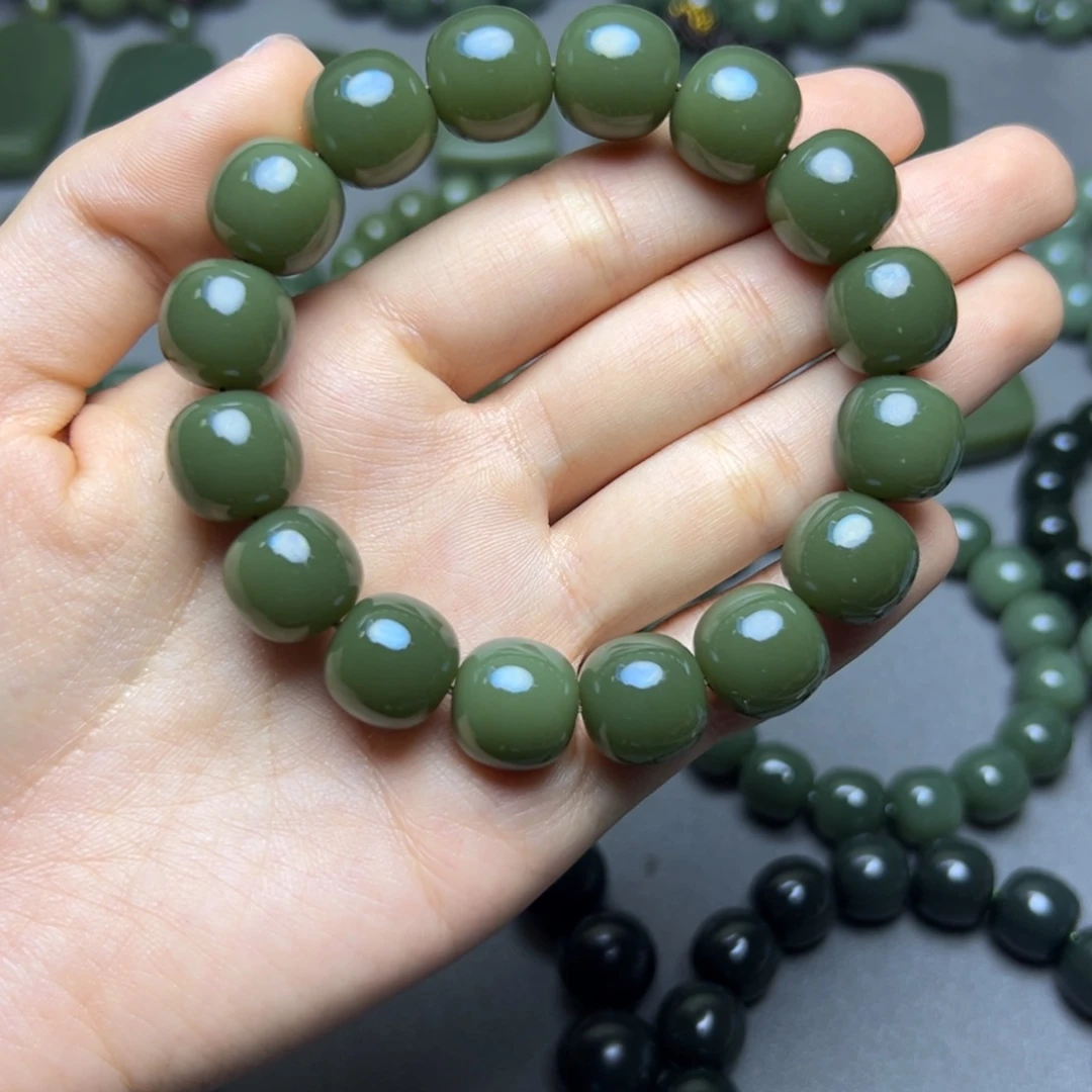 老***树和田玉未镶嵌手链