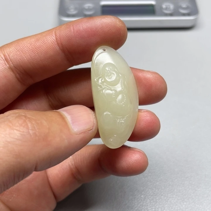 和田玉吊坠(不含链)未镶嵌慢*