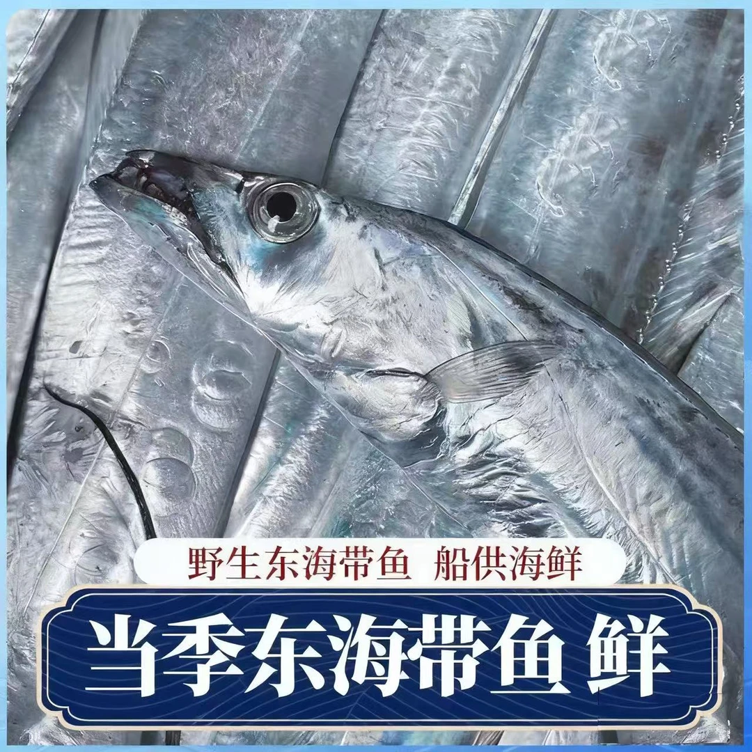 正宗舟山鲜带鱼 纯正油带 可蒸可煮 油脂四溢 透骨鲜st