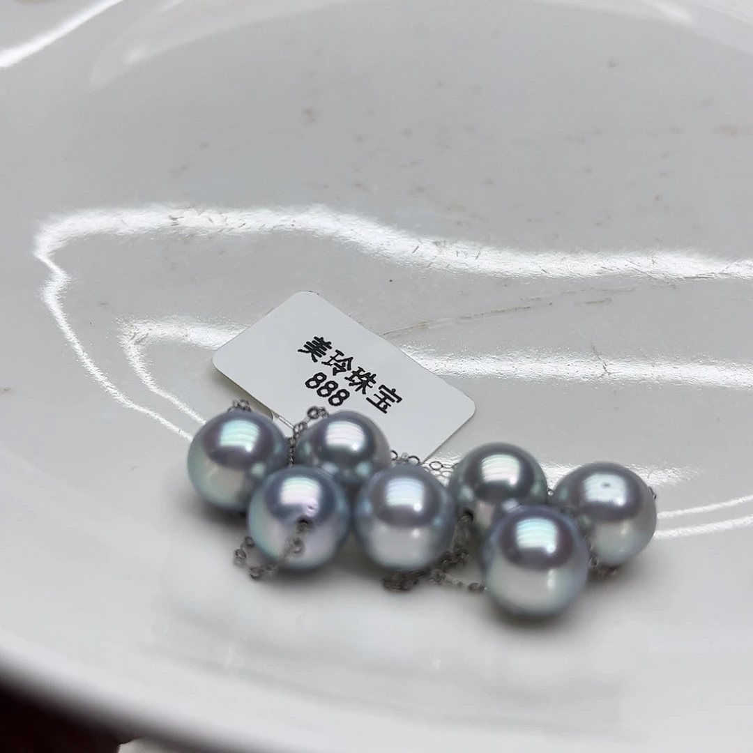 颈饰海水珍珠18K金镶嵌