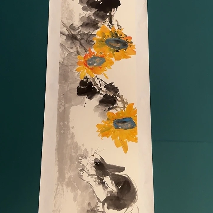 国画董老师作品画作