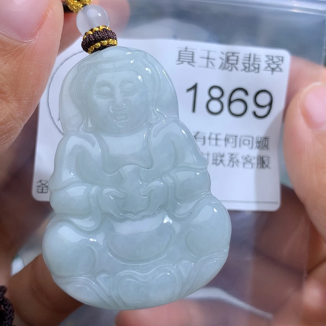 翡翠未镶嵌颈饰1869。