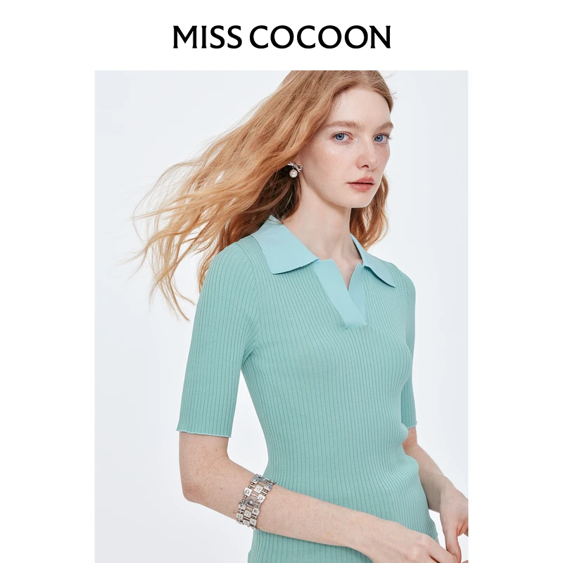 missCOCOON夏复古毛针织衫0296
