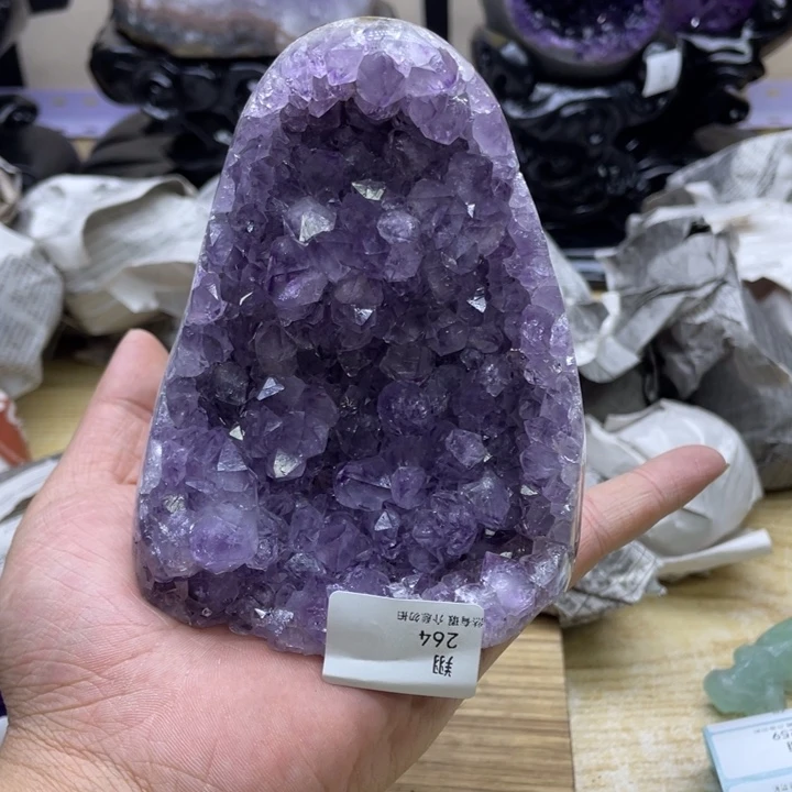 未镶嵌大型摆件（非配饰）紫晶