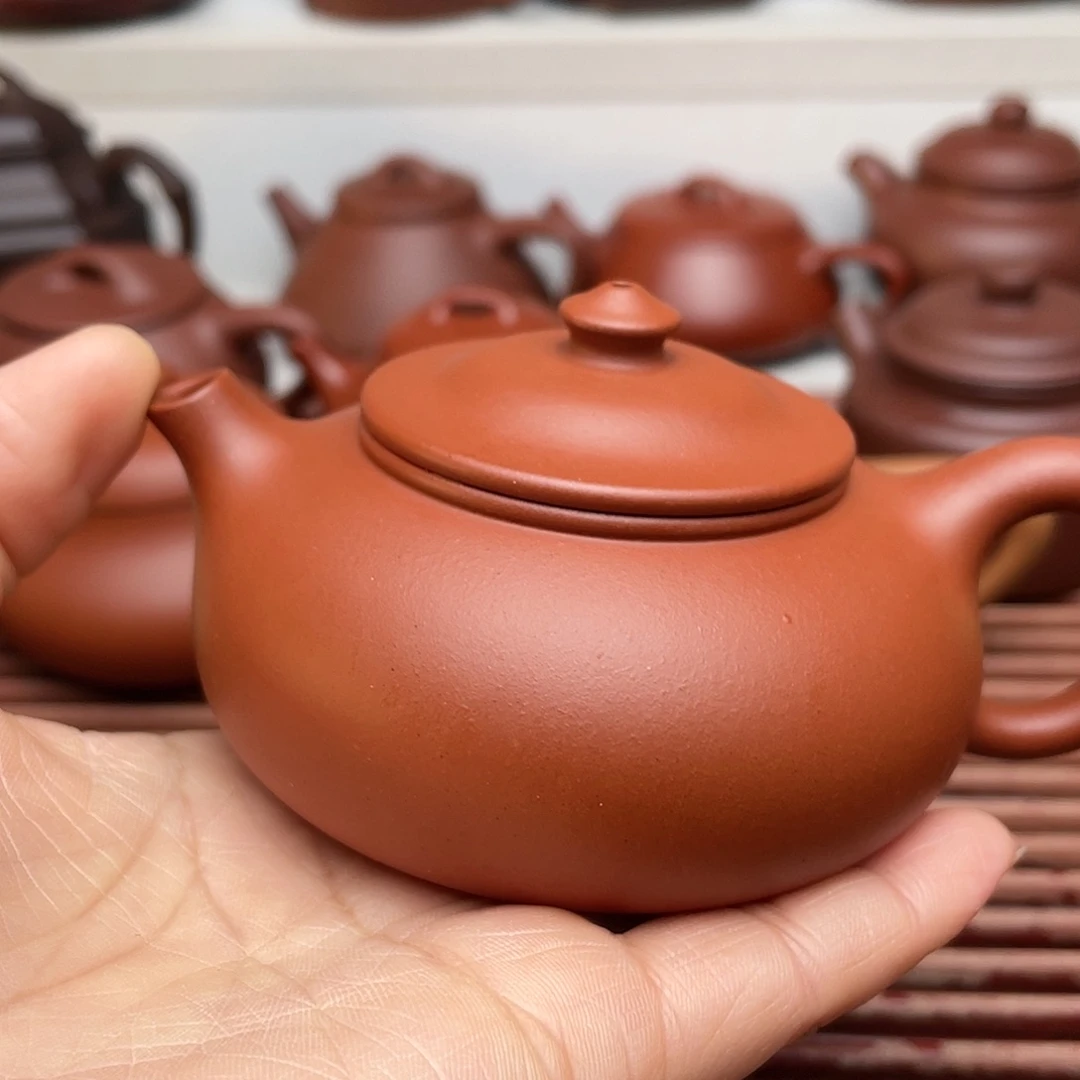 紫砂茶壶明*紫砂壶全手工