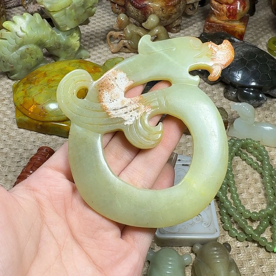 白玉菩提吊坠挂件