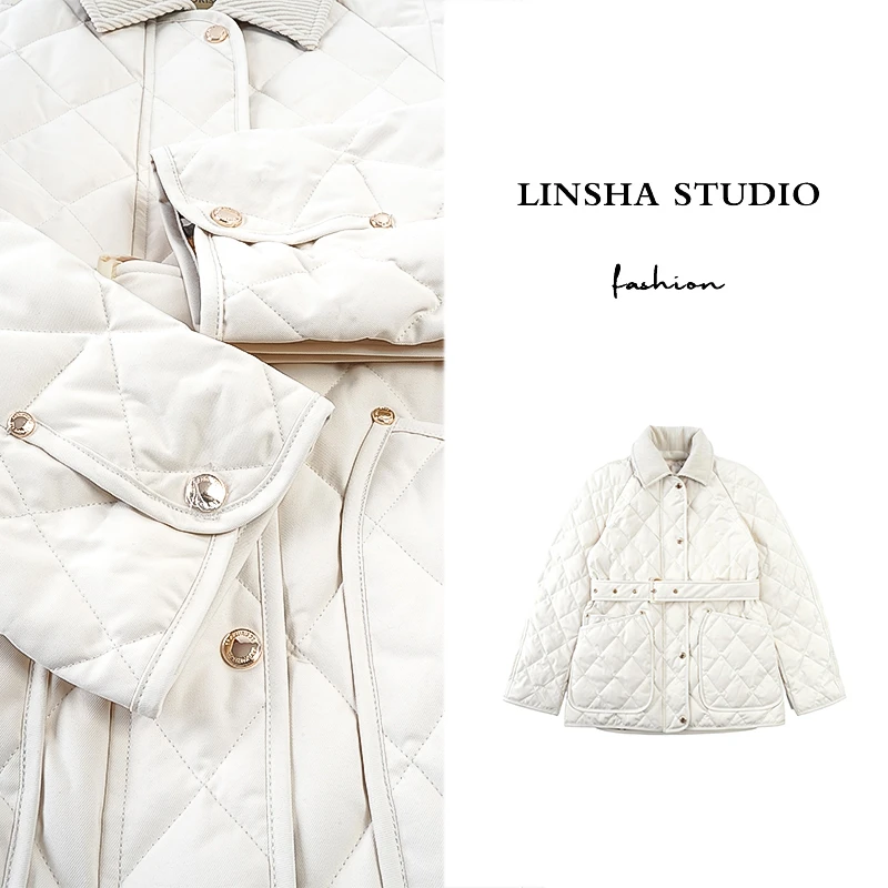 【4001】（黄金战袍）2025全新收腰中长款鹅绒