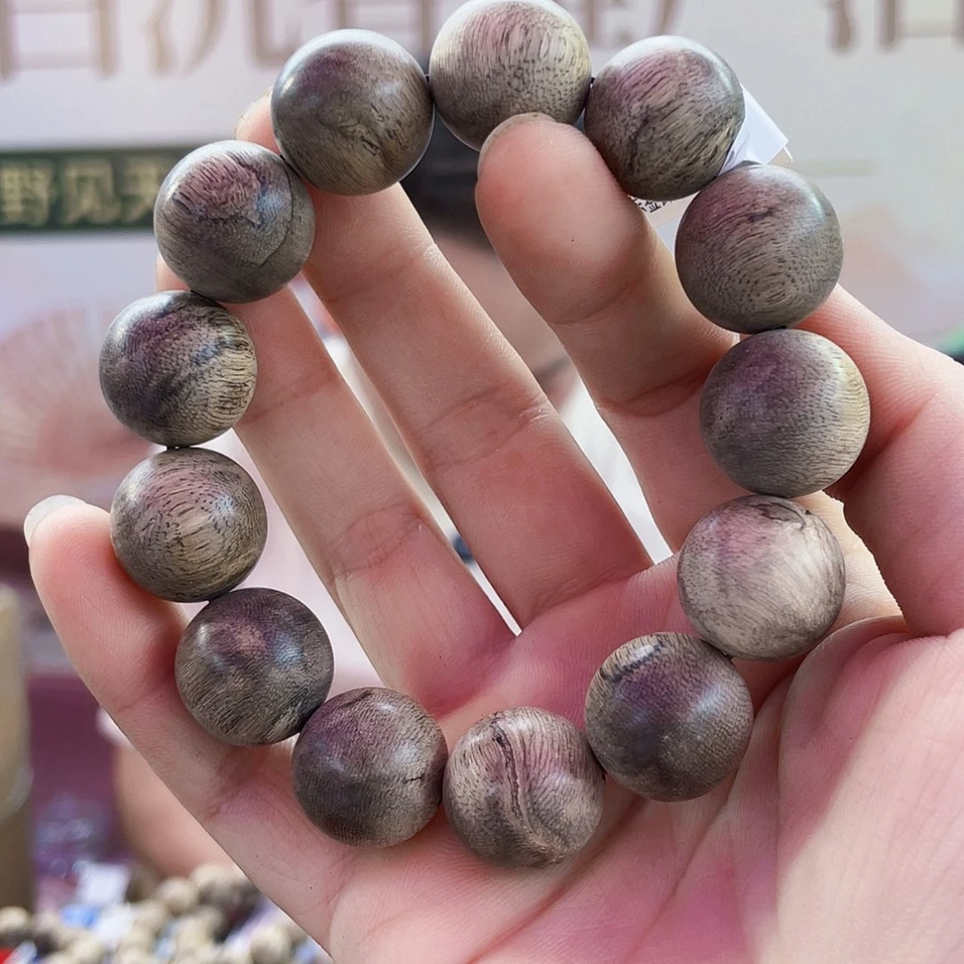 手串沉香野生海南圆珠单圈1.7/31克多样性发一