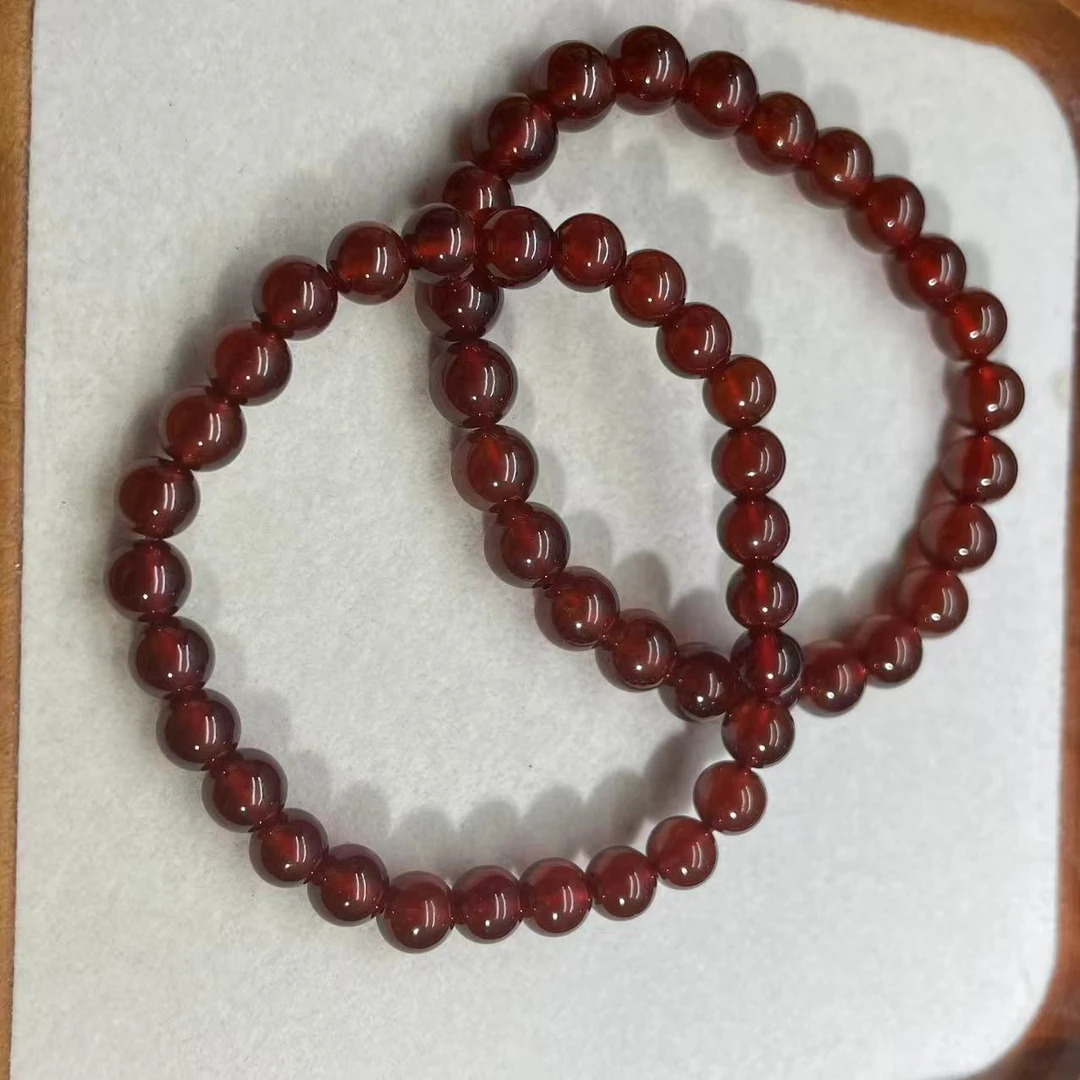 【小梅哥】石榴石手链多样性发其一