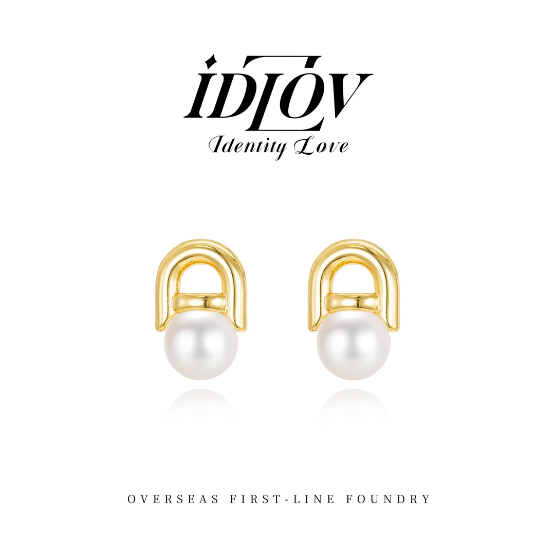 IDLOVE★PARIS猪鼻子单珠气质耳钉 G1071