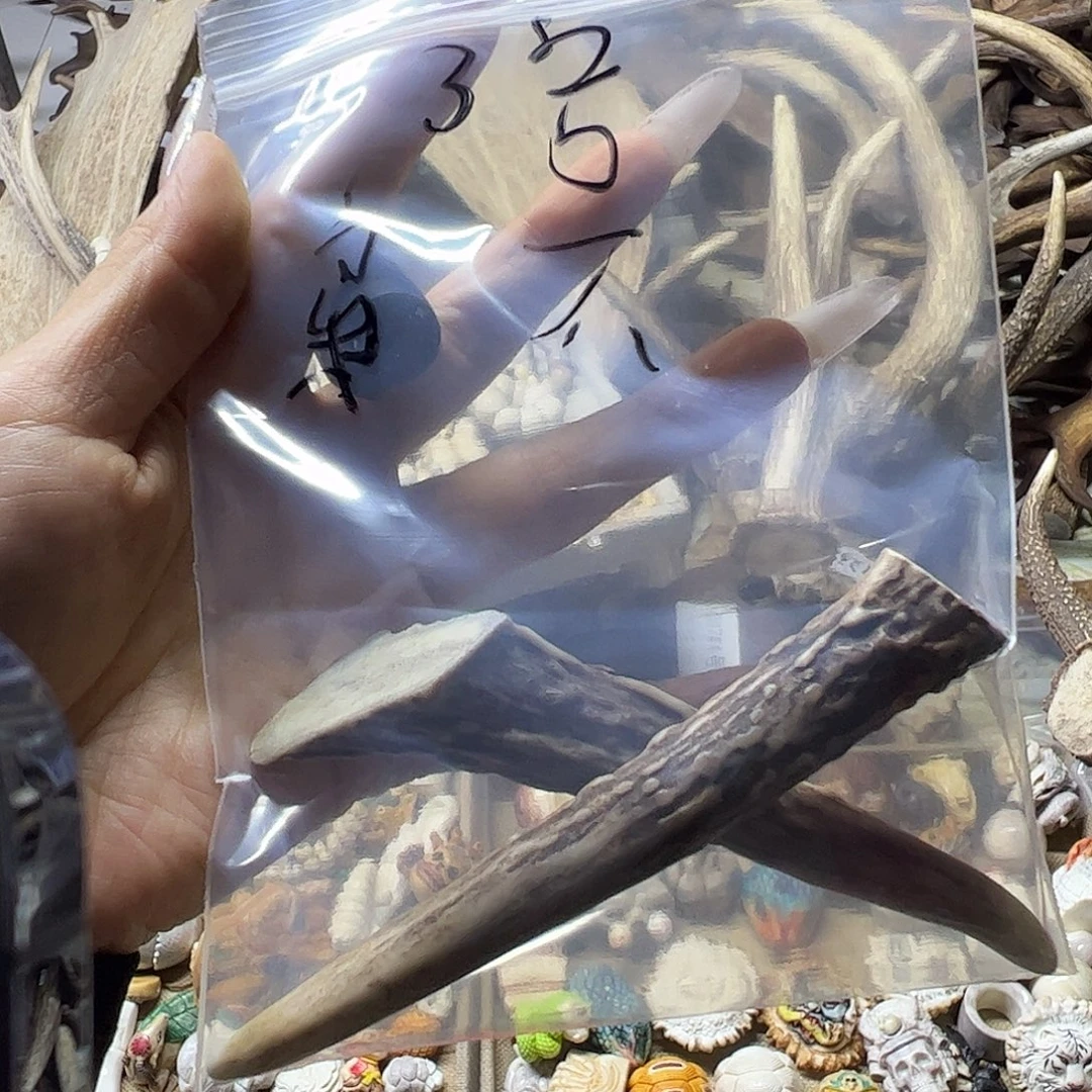 鹿骨手串/手链鹿角3号不打孔