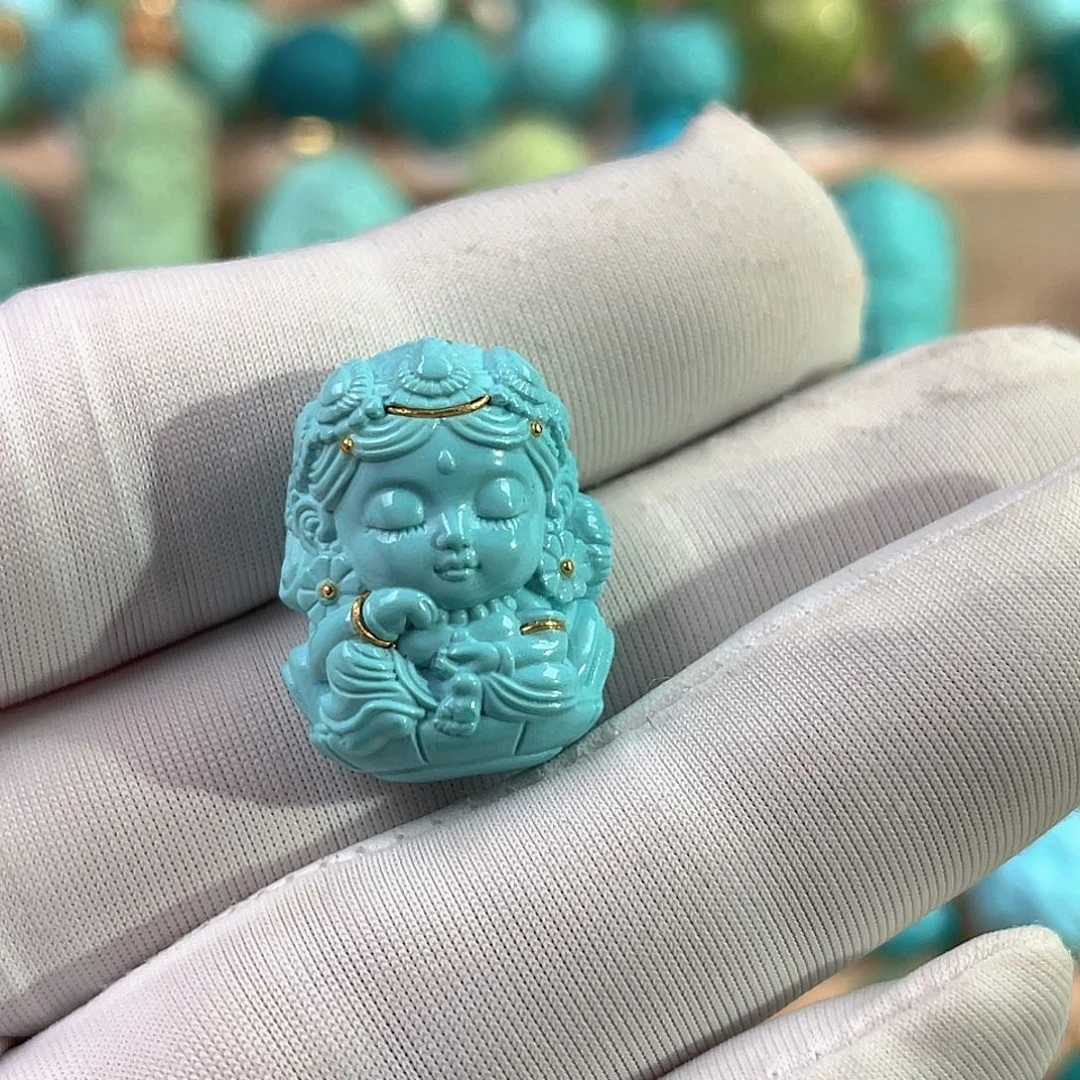 绿松石未镶嵌珠宝奇石