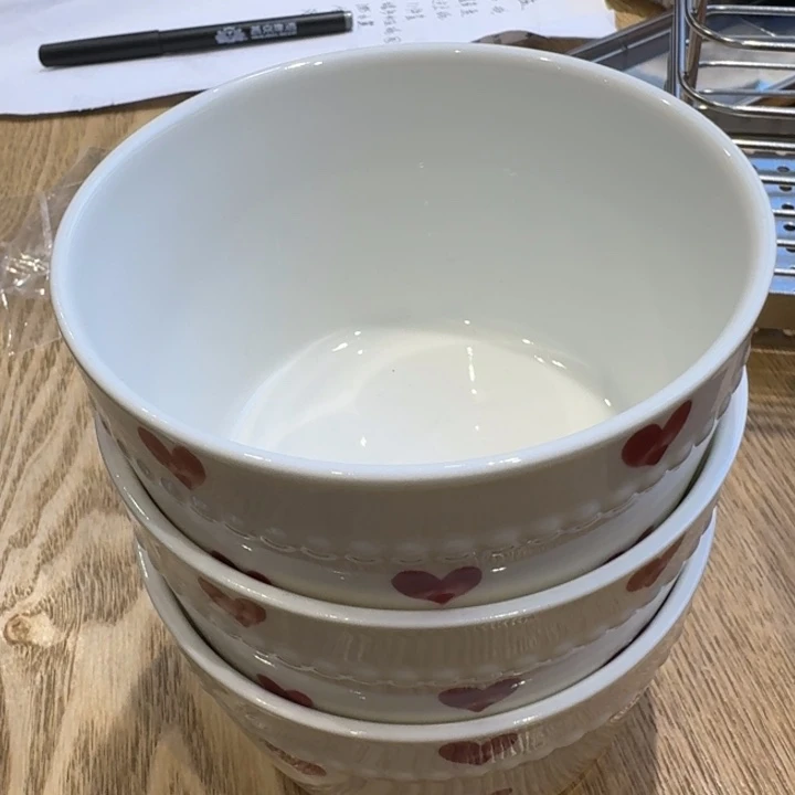 爱心米饭碗三个装
