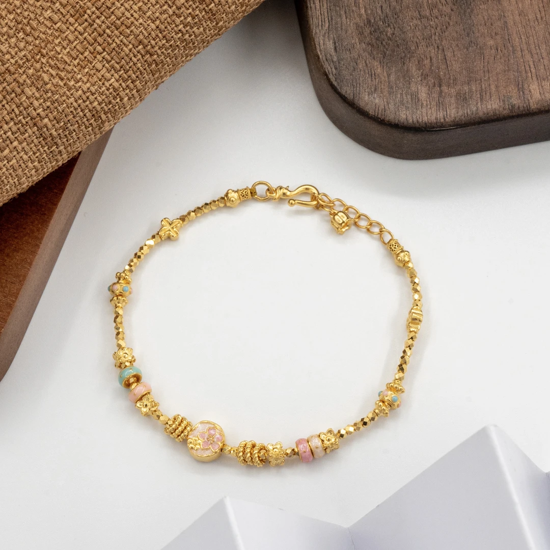 Z【梦幻花园手绳】足金999手绳5G（附加138/0）