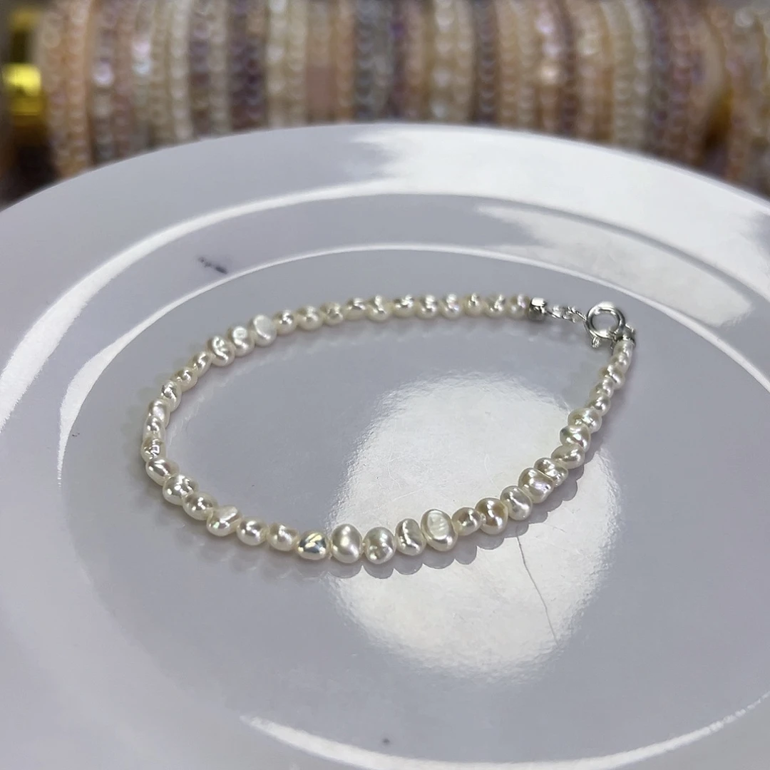 手绳钛钢淡水珍珠