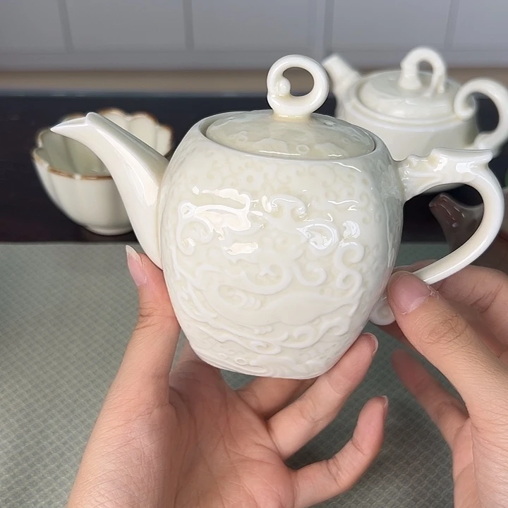 龙泉云间青瓷小米茶器