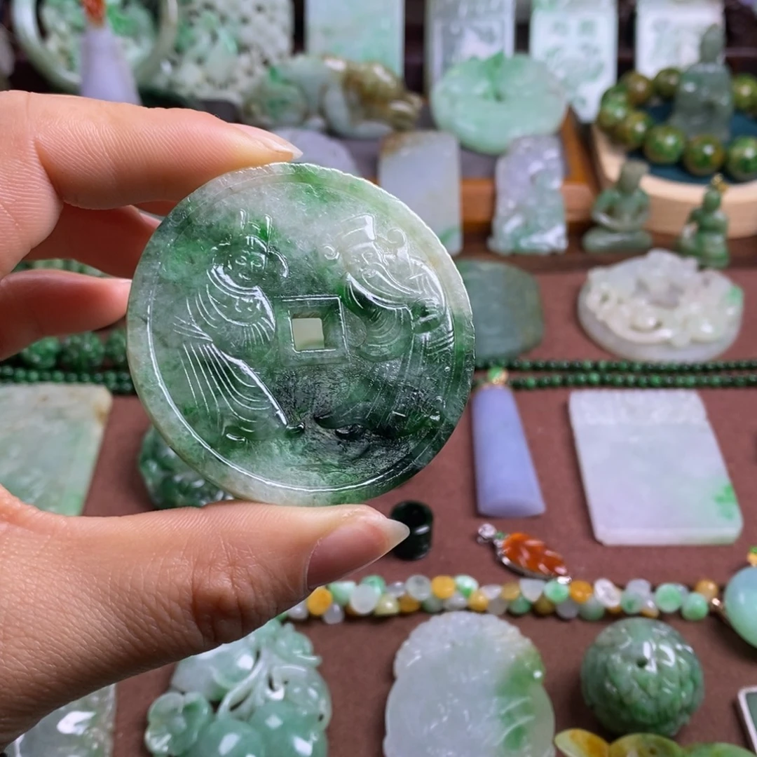 翡翠未镶嵌挂件1111111111111111