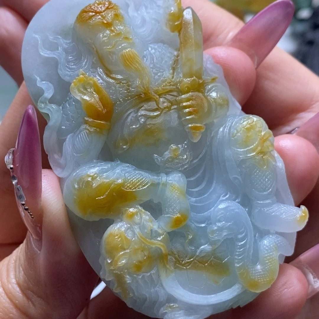 定制翡翠未镶嵌天*真武大帝