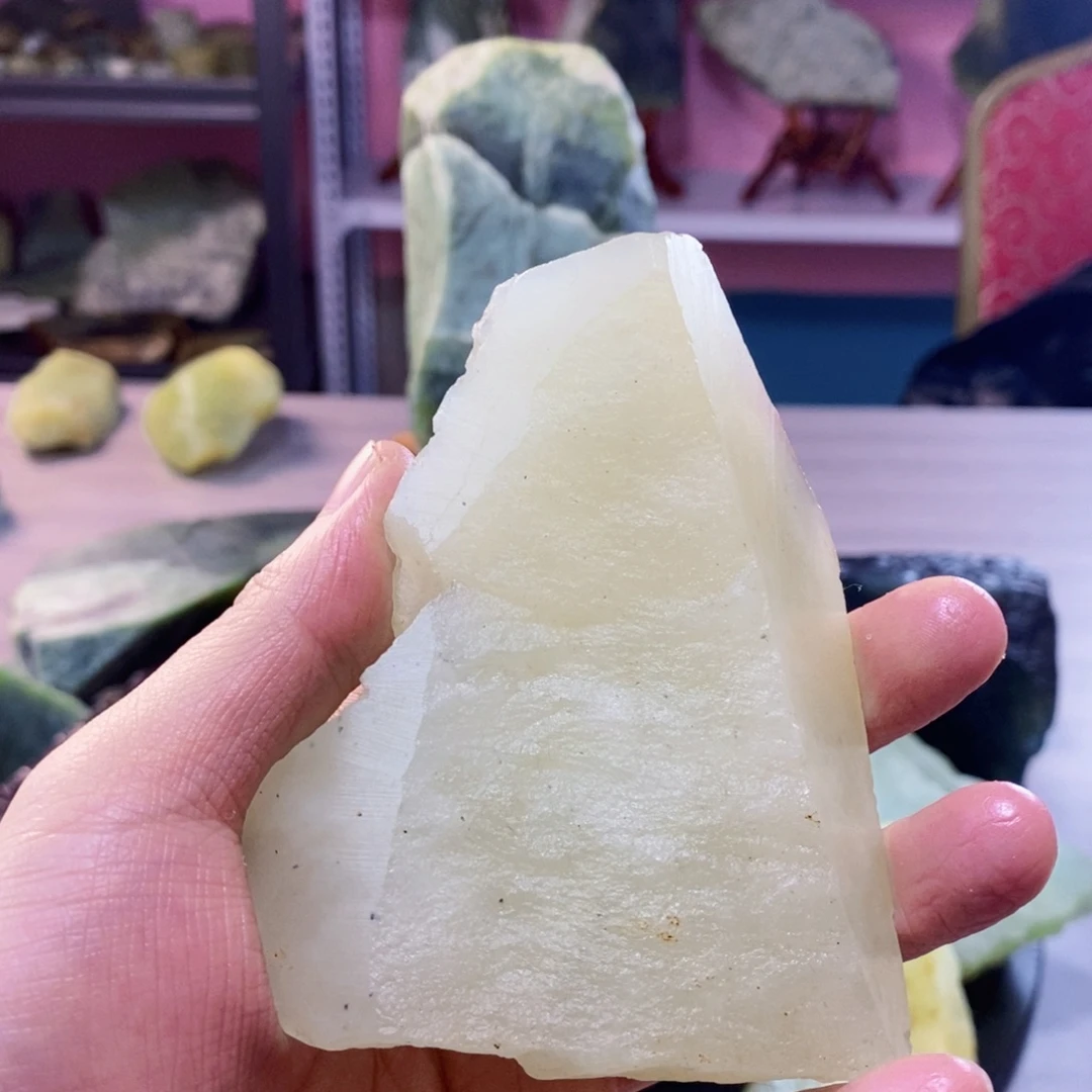 蛇纹石玉未镶嵌岫玉原石蛇纹石玉