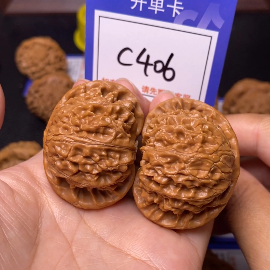 文玩核桃把件43宫灯c406