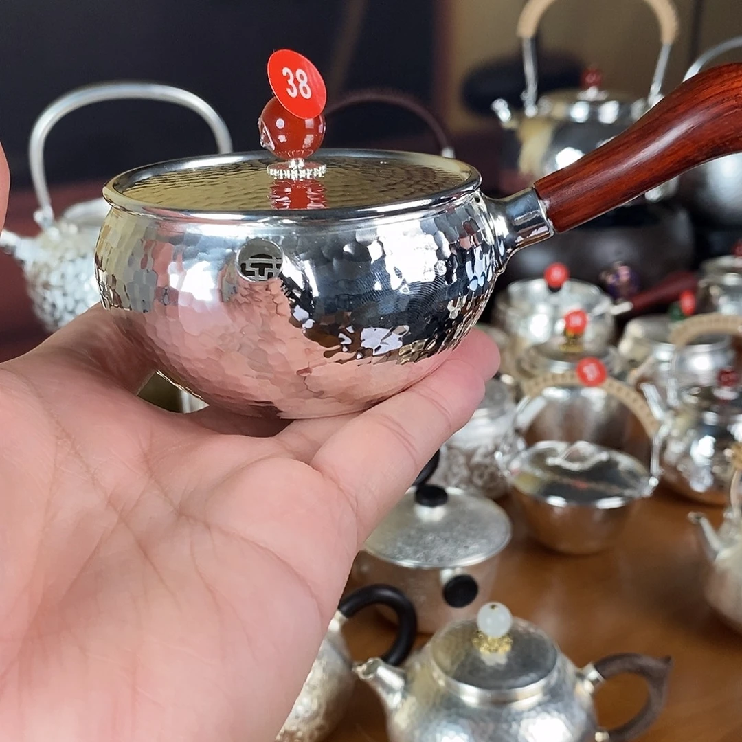 丰***城手工制作茶杯喝茶银衣