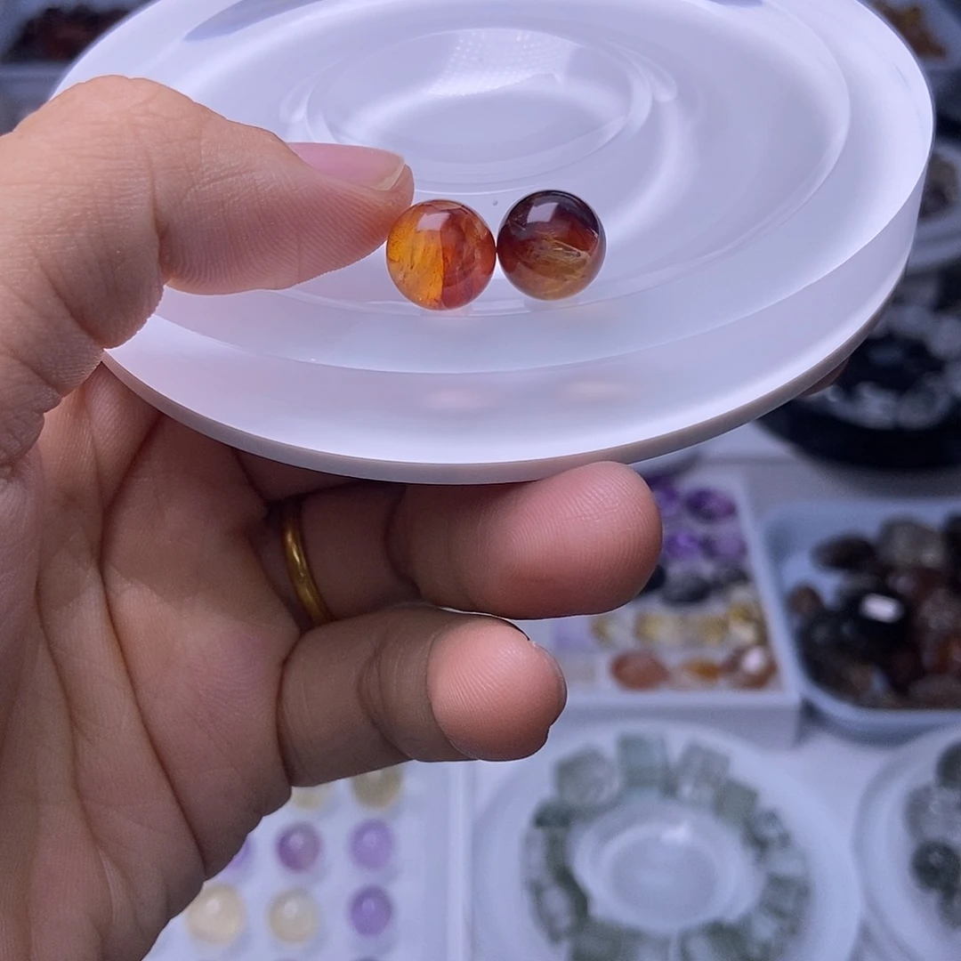 隆***庄水晶手串未镶嵌定制打孔不退换