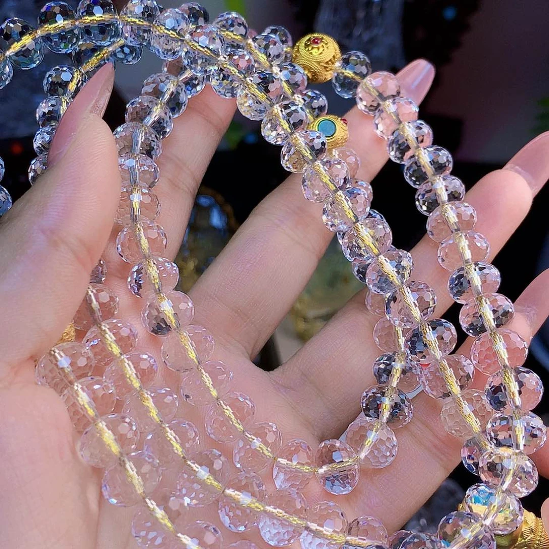烟晶手链银S925镶嵌奔****8，
