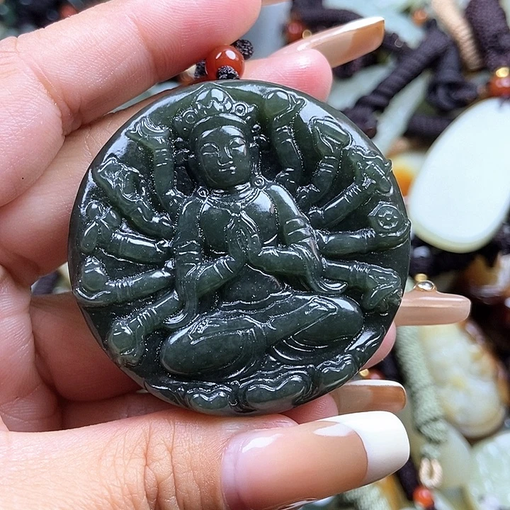 和田玉颈饰未镶嵌