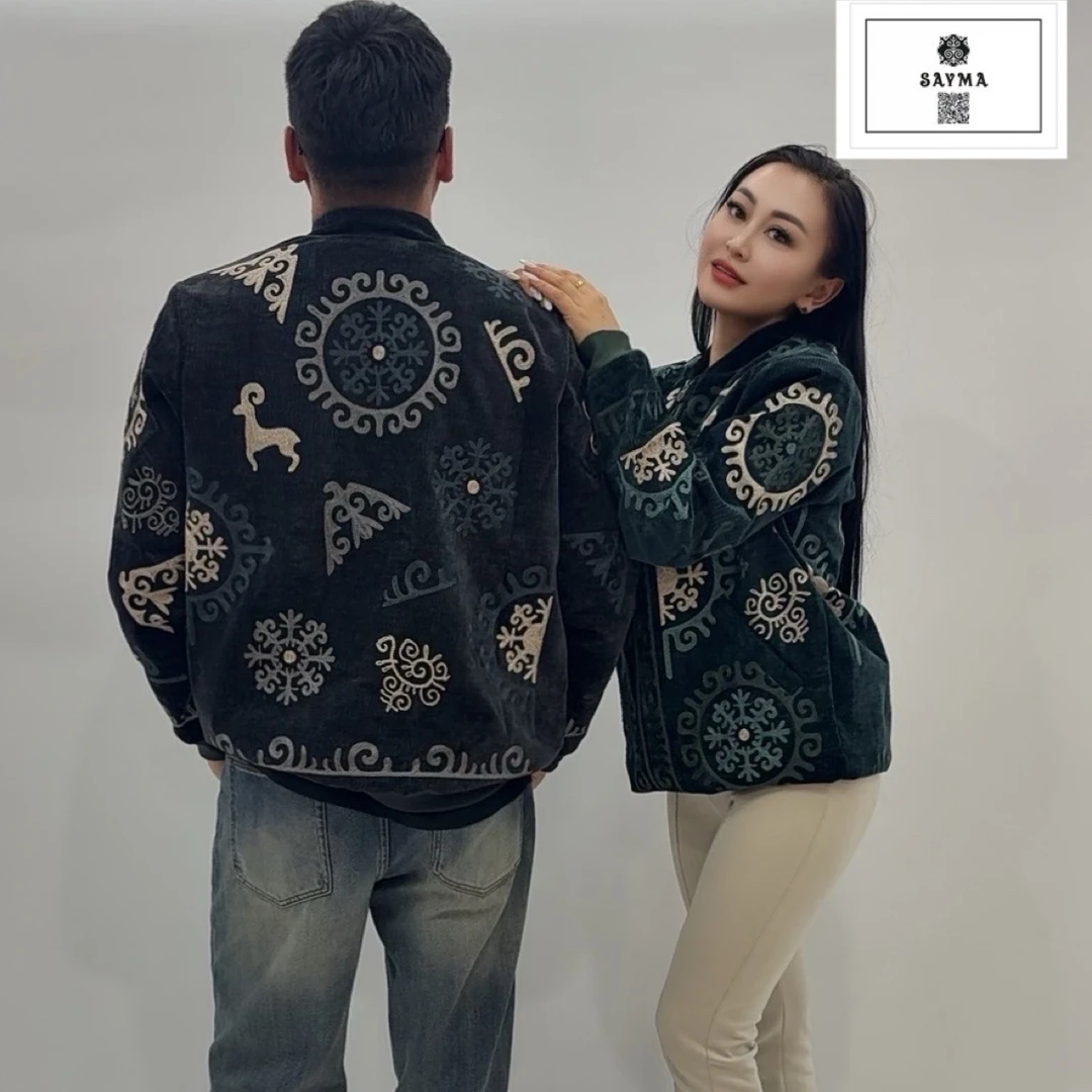 秋冬民族风刺绣男女同款短款外套