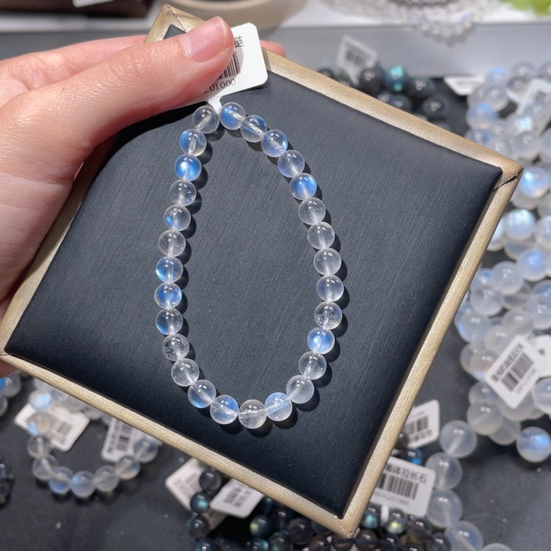 手链未镶嵌长石蓝月光6m+