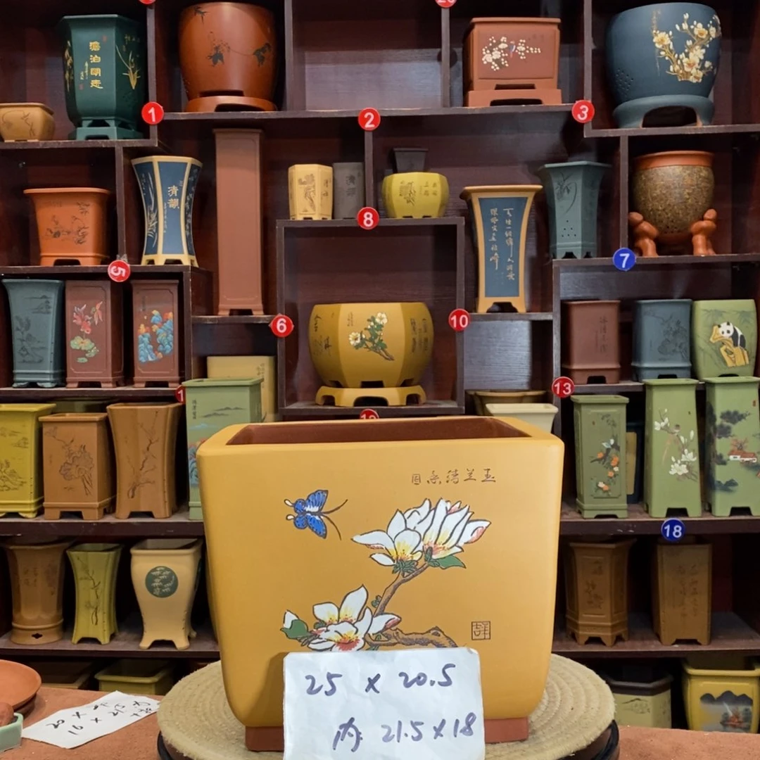 紫砂花盆紫砂花盆