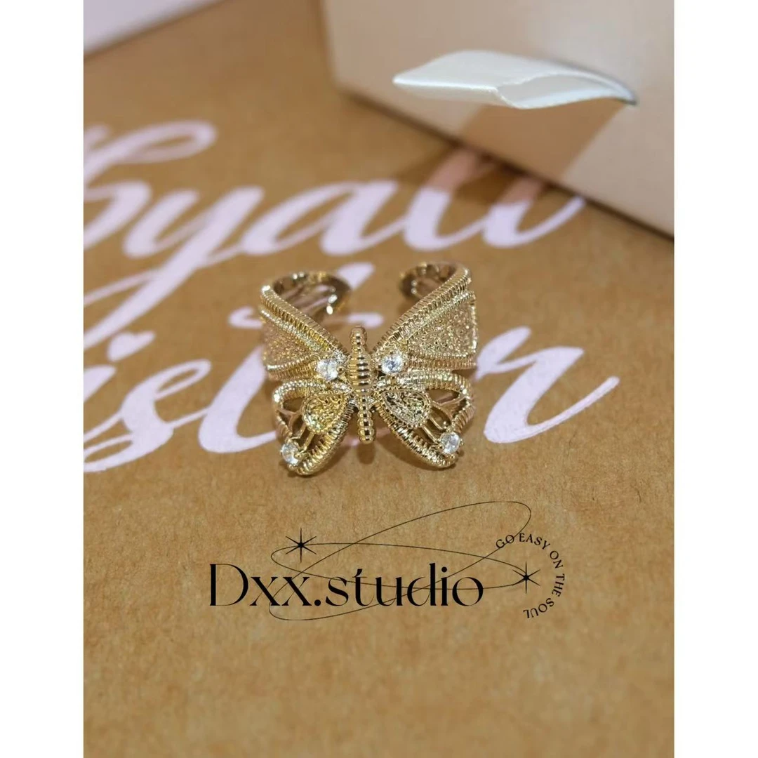 铜合金戒指 小众设计百搭ins戒指52280